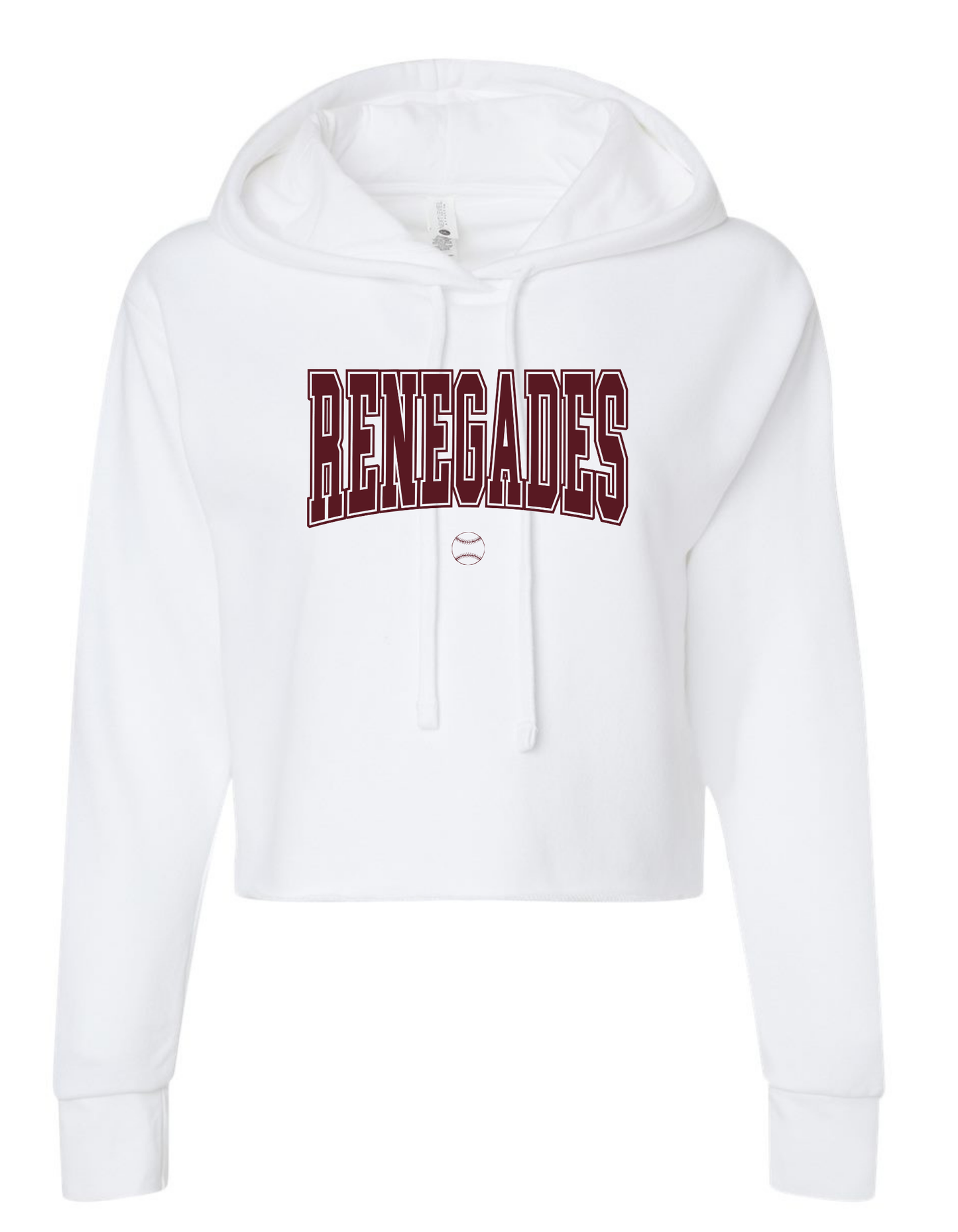 RENEGADES BLOCK WOMENS CROP HOODIE