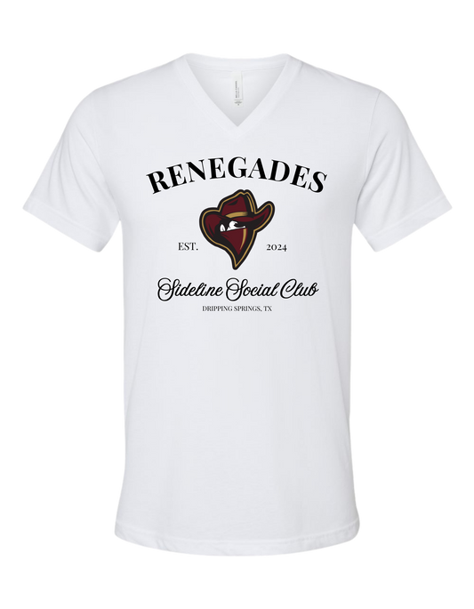 RENEGADES SIDELINE SOCIAL UNISEX VNECK