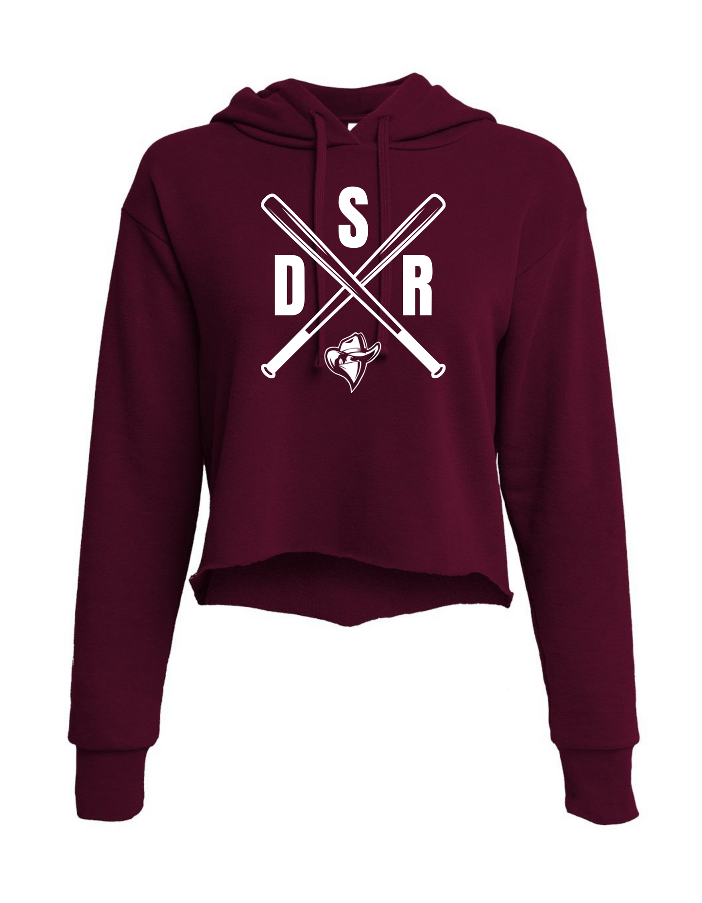 RENEGADES DSR BAT WOMENS CROP HOODIE