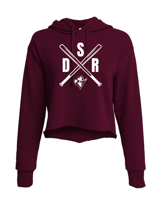 RENEGADES DSR BAT WOMENS CROP HOODIE