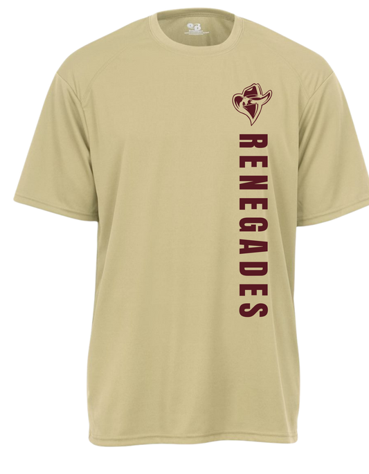 RENEGADES GOLD PERFORMANCE SHORTSLEEVE