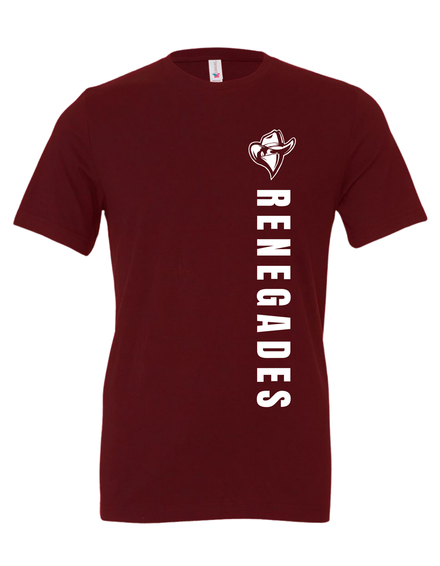 RENEGADES MAROON SHORT SLEEVE TSHIRT