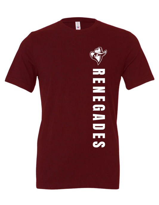 RENEGADES MAROON SHORT SLEEVE TSHIRT