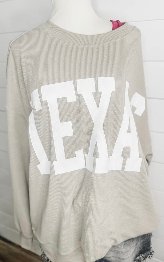 Oversized Texas long sleeve