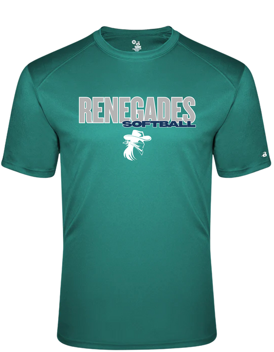 RENEGADES SOFTBALL TEAL DRI FIT