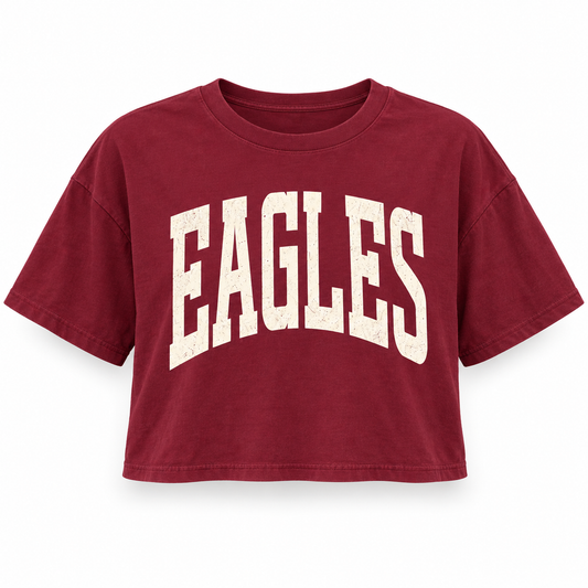 Vintage Eagles Crop